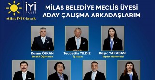 Milas İYİ Parti’de belediye meclis üyesi listesi açıklandı