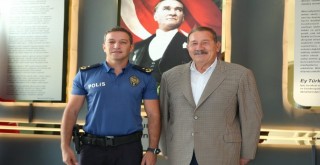 BAŞKAN TOPUZ’DAN MÜDÜR BOYDAK’A HAYIRLI OLSUN ZİYARETİ