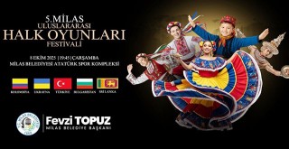 5. Milas Uluslararası Halk Oyunları Gecesi Başlıyor