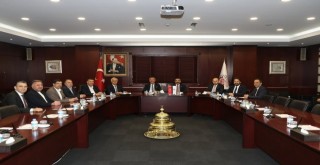 MİTSO Heyetinden Gaziantep Ticaret Odası’na Nezaket Ziyareti