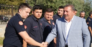 BAŞKAN TOPUZ İTFAİYE PERSONELLERİNİN HAFTASINI KUTLADI