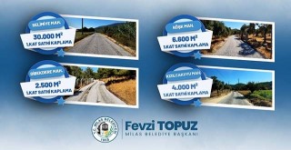 Selimiye, Dibekdere, Köşk ve Kızılcakuyu’da Yol Çalışmaları Tamamlandı