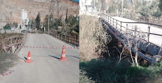 Avşar–Kıyıkışlacık Yolundaki Köprü Tedbir Amaçlı Ulaşıma Kapatıldı